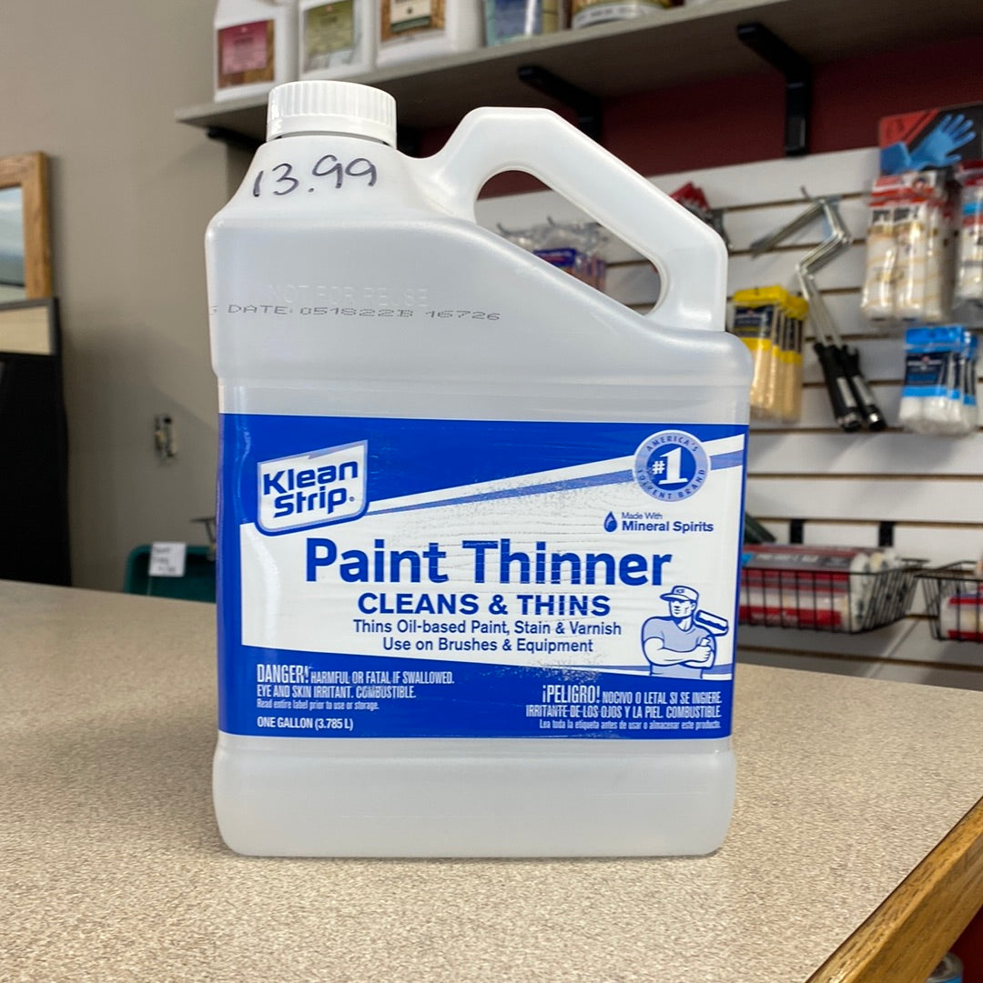 Klean Strip Paint Thinner 1 Gallon – Dundas Paint Center
